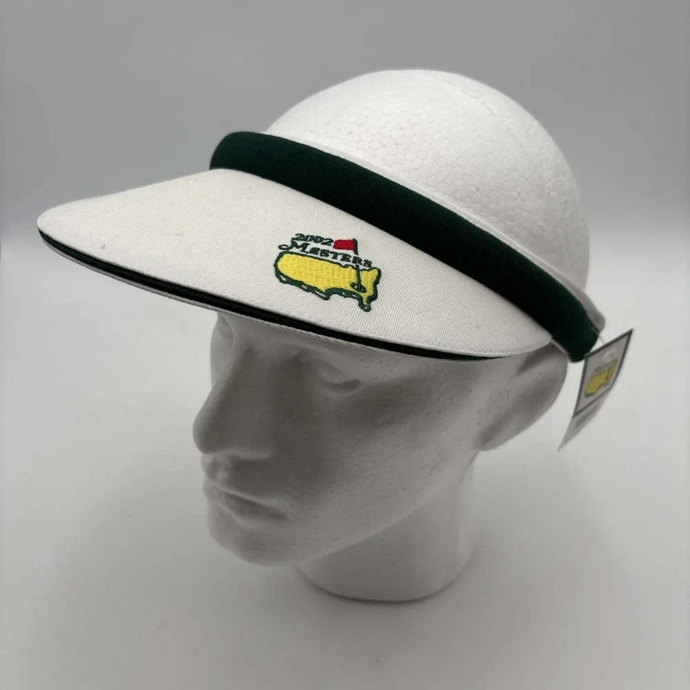 VINTAGE 2002 Masters Golf‎ PGA Dated Sun Visor Texann Texace Made In USA NEW NWT
